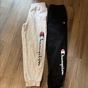 Champion Kids' Black and Gray Joggers